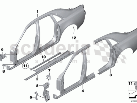 Photo of HALTERUNG SEITENWAND SPALTE A 41 11…