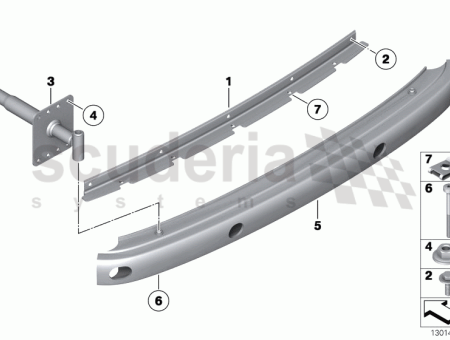 Photo of TR GER STOSSSTANGE HINTEN 51 12…