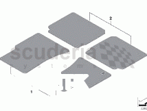 Photo of SATZ FUSSMATTEN LAMMFELL HINTEN 51 47…