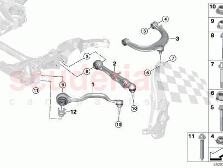 Photo of RECHTE ZUGSTREBE MIT GUMMILAGERUNG…