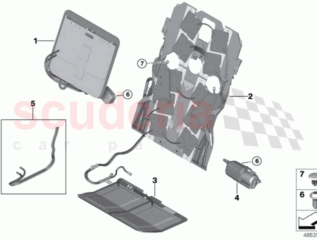 Photo of PNEUMATISCHE SITZMATTE VORNE LINKS…