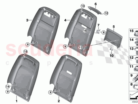 Photo of R CKWAND SITZ LEDER RECHTS…