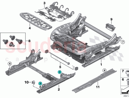 Photo of SITZSCHIENE RECHTS…