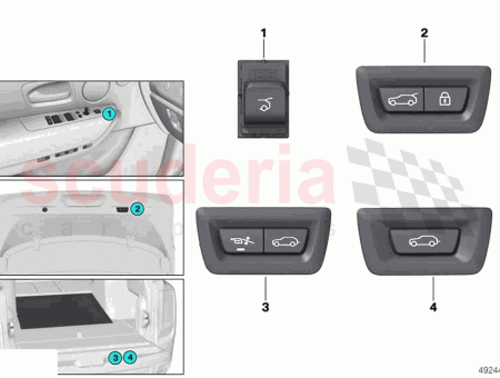 Photo of SCHALTER KOFFERRAUMKLAPPE…