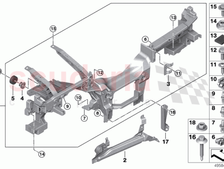 Photo of HALTERUNG F R TUNNELST TZE LINKS…