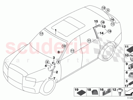 Photo of DICHTUNG SEITENFENSTER HINTEN LINKS…
