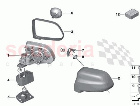 Photo of SPIEGELFUSS AUSSENSPIEGEL LINKS GRUNDIERT…