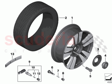 Photo of SCHEIBENRAD LEICHTMETALL BICOLOUR…