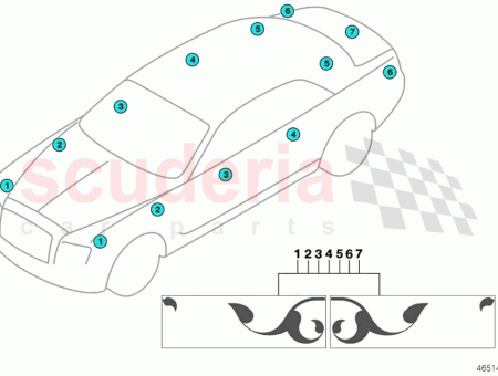 Photo of MOTIVSCHABLONE KOTFL GEL VORNE LINKS SEITE…