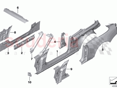 Photo of SCHOTTBLECH SPOILER VORNE LINKS…