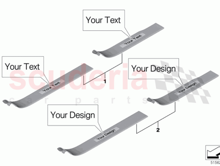 Photo of NACHR STSATZ BELEUCHTETES TRITTBLECH…
