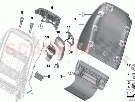 Photo of R CKWAND SITZ LEDER RECHTS…