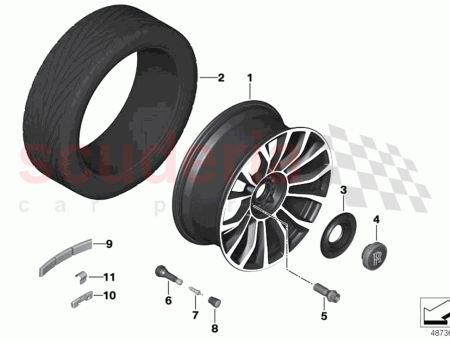 Photo of LEICHTMETALLFELGE POLIERT…