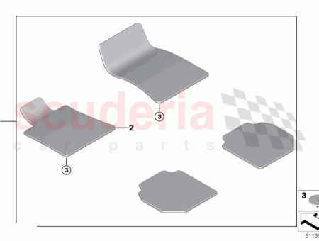 Photo of SATZ FUSSMATTEN VELOURS…