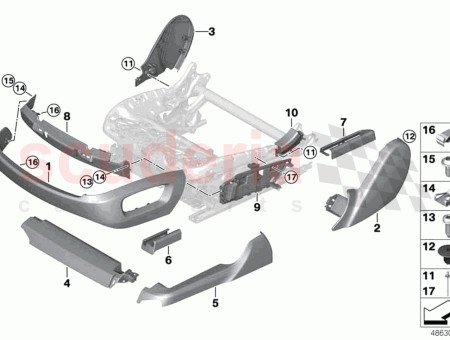 Photo of ST TZE VERKLEIDUNG SITZ VORNE LINKS…