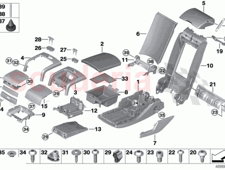 Photo of ABDECKUNG ARMLEHNE LEDER…