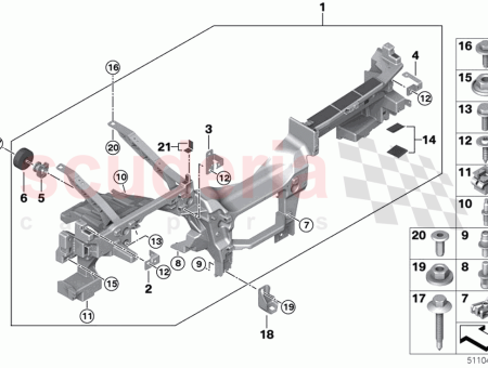 Photo of HALTERUNG F R TUNNELST TZE LINKS…
