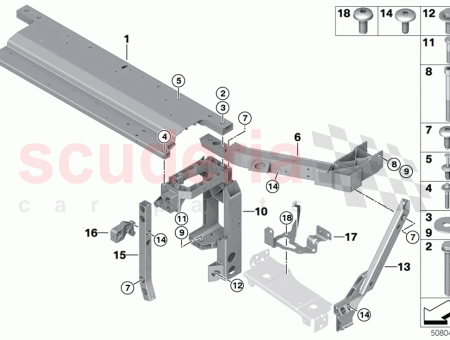 Photo of HALTERUNG SCHEINWERFERHALTERUNG RECHTS…