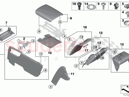 Photo of VERKLEIDUNG HINTERE KONSOLE VORNE UNTEN…