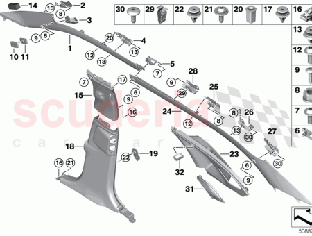 Photo of ABDECKUNG GURTAUSLASS LINKS…