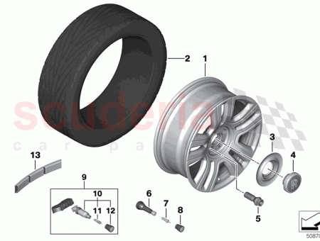 Photo of LEICHTMETALLFELGE SILBER…