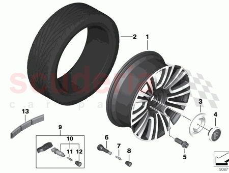 Photo of SCHEIBENRAD LEICHTMETALL KLARLACK…