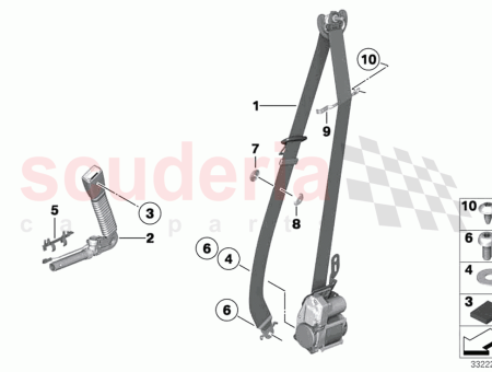 Photo of UNTERER GURT MIT RECHTEM GURTSTRAFFER…