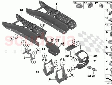 Photo of ABDECKUNG MITTELKONSOLE HINTEN…