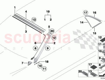 Photo of ABDECKUNG SEITENFENSTER LINKS 51 37…