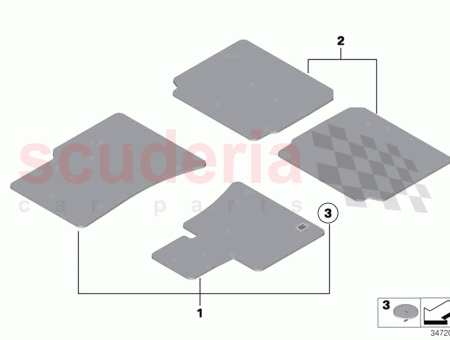Photo of SATZ FUSSMATTEN LAMMFELL HINTEN…