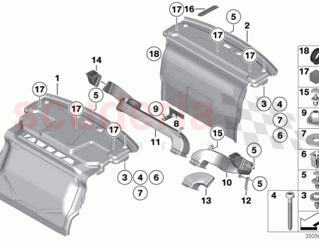 Photo of VERKLEIDUNGSPLATTE KOFFERRAUMABTRENNUNG…