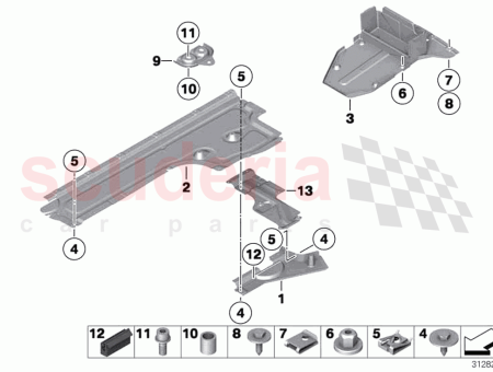 Photo of HALTER UNTER BODENVERKLEIDUNG RECHTS…