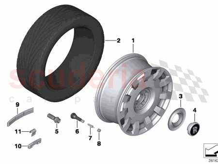 Photo of LEICHTMETALLFELGE GESCHMIEDET…