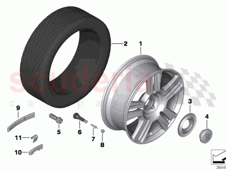 Photo of LEICHTMETALLFELGE GESCHMIEDET…
