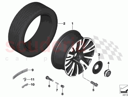 Photo of SCHEIBENRAD LEICHTMETALL ORBITGRAU…