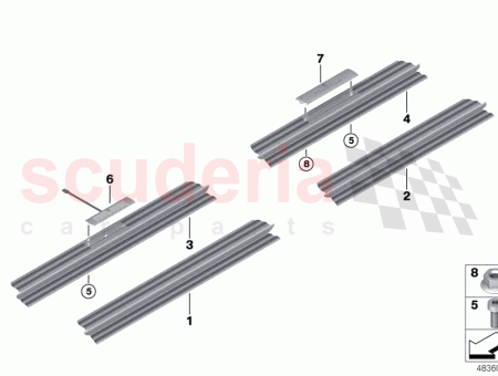 Photo of ABDECKLEISTE EINGANG HINTEN LINKS…