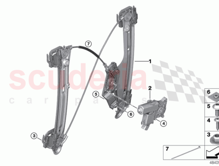 Photo of FENSTERHEBER OHNE MOTOR HINTEN RECHTS…