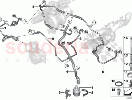 Photo of K HLMITTELLEITUNG VORLAUF ZUM TURBOLADER…
