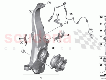 Photo of HALTERUNG RADDREHZAHLSENSOR RECHTS…