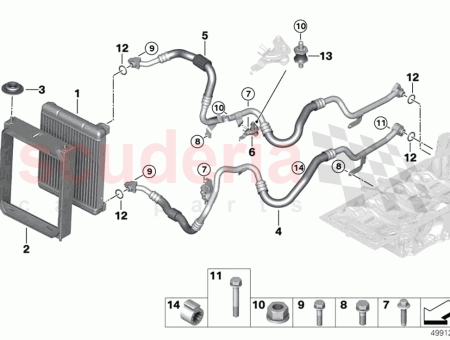 Photo of R CKLAUFLEITUNG MOTOR L K HLER MOTOR…