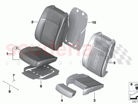 Photo of BEZUG SITZ KLIMAANLAGE LEDER LINKS…