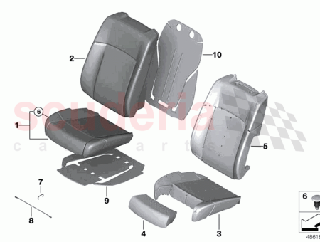 Photo of SCHAUMSTOFFPOLSTER BASIC SEAT LINKS…