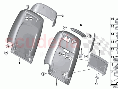 Photo of R CKWAND SITZ LEDER LINKS…