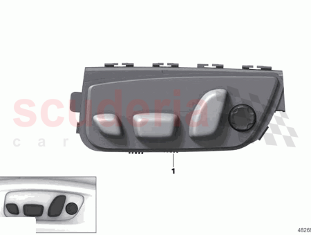 Photo of SCHALTER SITZVERSTELLUNG VORNE LINKS…