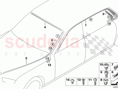 Photo of ZIERLEISTE SEITENRAHMEN RECHTS…