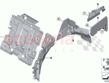 Photo of SCHALLD MPFUNG SCHARNIER KOFFERRAUM HECKKLAPPE LINKS…