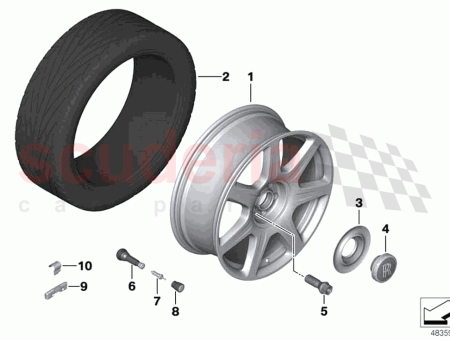 Photo of LEICHTMETALLFELGE SILBER…