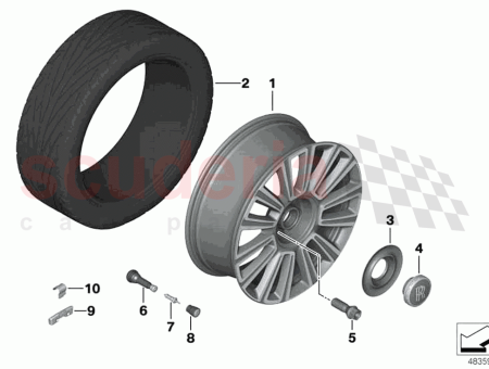 Photo of LEICHTMETALLFELGE POLIERT…