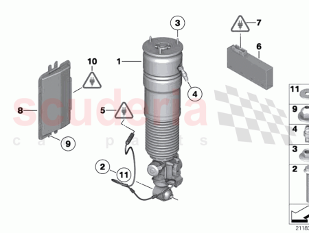 Photo of RP LUFTFEDERBEIN HINTEN LINKS…