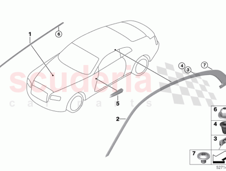 Photo of ZIERLEISTE SEITENRAHMEN LINKS…
